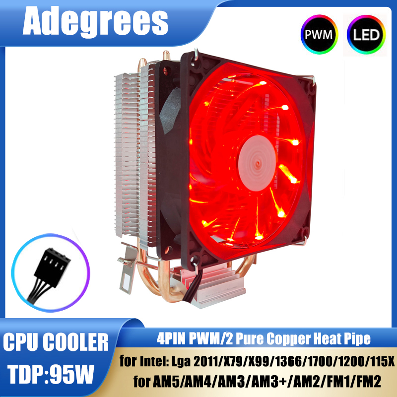 Cpu Heatsink - 2 caloducs refroidisseur de processeur tour