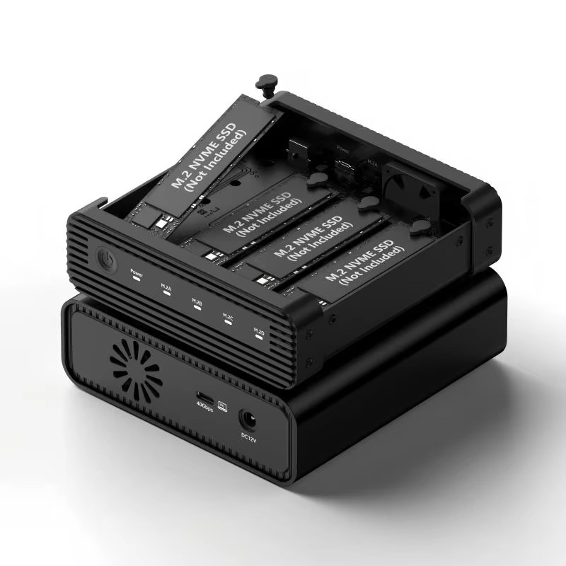Case Fan - Boîtier externe USB4 en aluminium M2