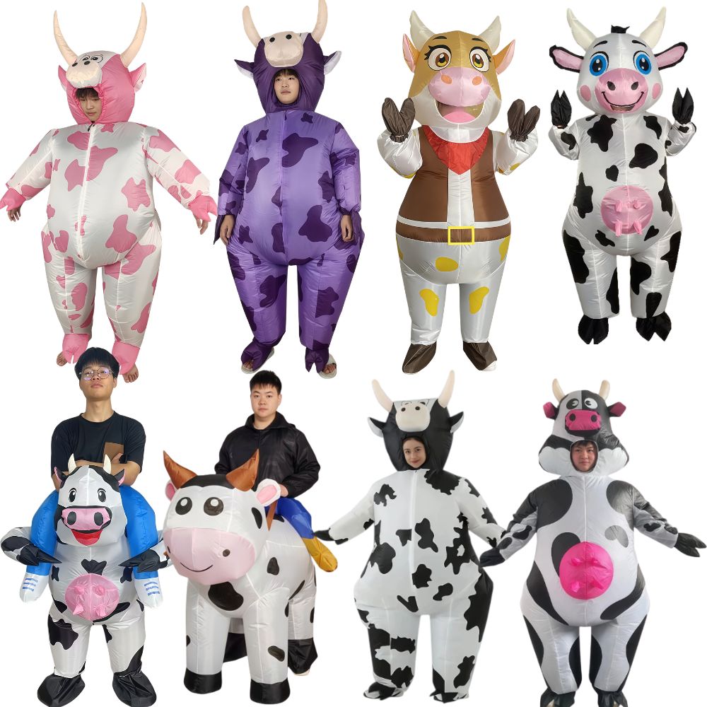 Case Fan - Costume gonflable de taureau pour Halloween,
