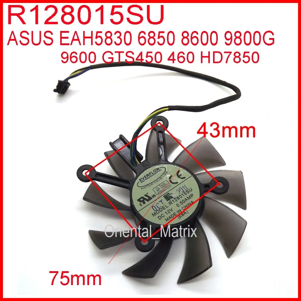 Cpu Heatsink - Ventilateur de refroidissement R128015SU DC 12V,