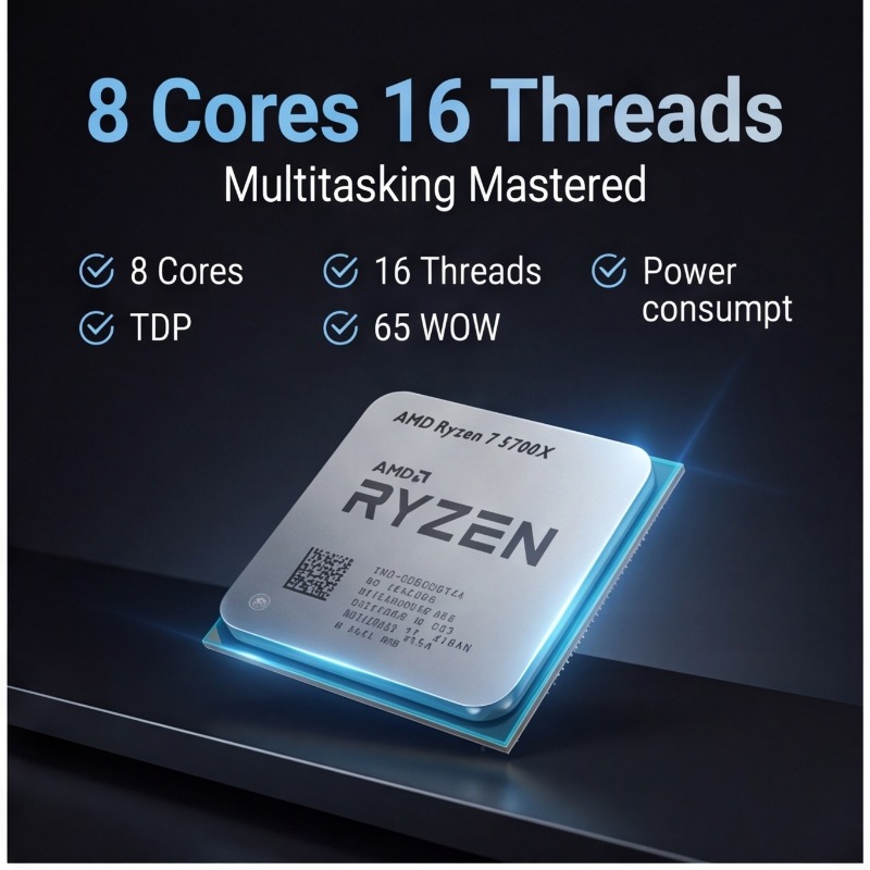 Processeur AMD Ryzen 7 5700X p - Cpu Fan avis et prix