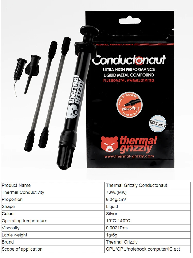 Pâte thermique liquide à haute - Thermal Paste avis et prix
