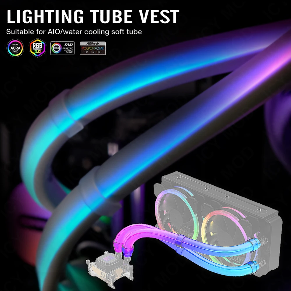 EZDIY-Bande lumineuse ARGB ave - Aio Liquid Cooler avis et prix