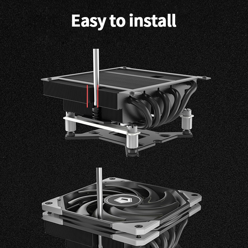 ID-COOLING IS-55 5 tuyau de ch - Cpu Cooler avis et prix